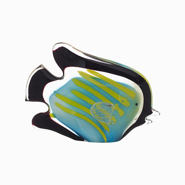 Статуэтка "Рыба" желто-голубая