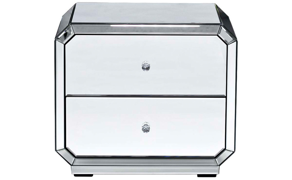 Тумба прикроватная зеркальная