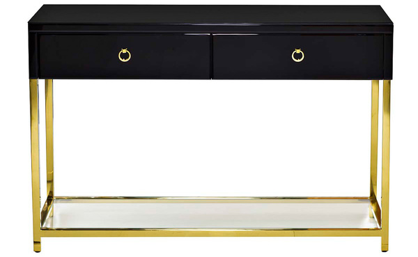 Консоль с черной столешницей