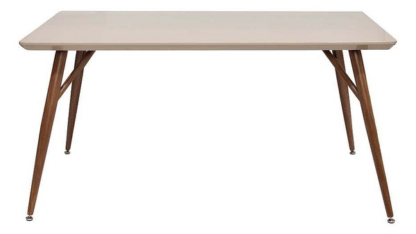 Стол обеденный бежевый