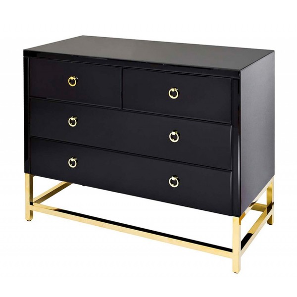 Комод со стеклянной столешницей