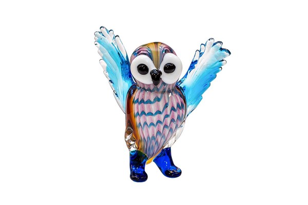 Статуэтка "Сова" цветная