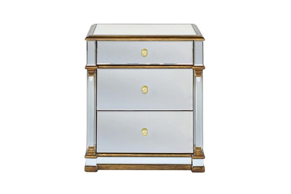 Тумба прикроватная зеркальная