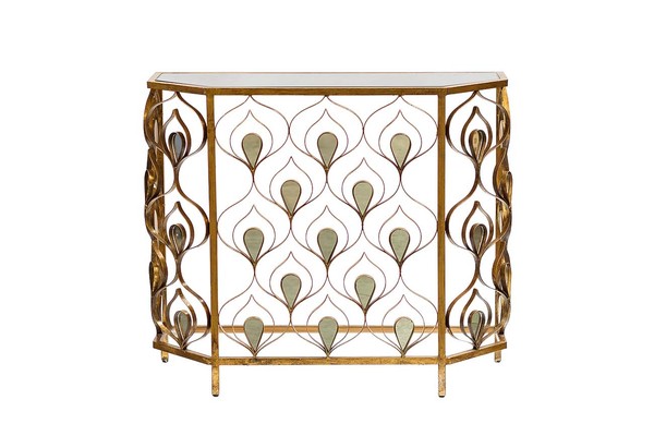 Консоль с зеркальными вставками