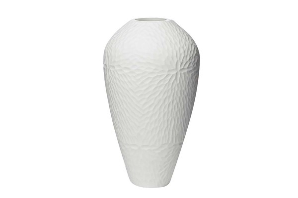 Ваза стеклянная белая