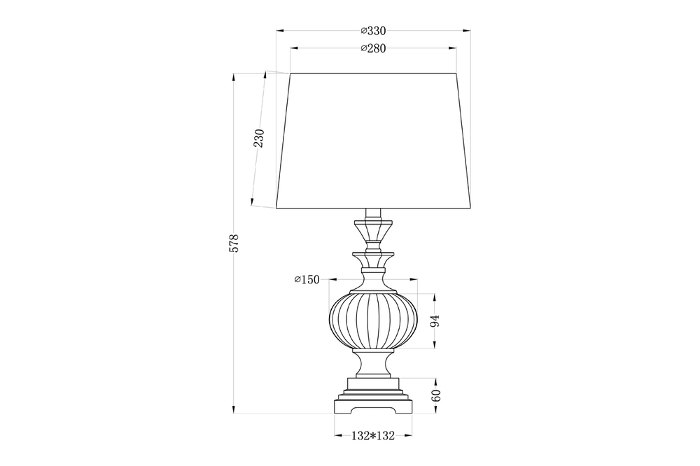 Лампа настольная
