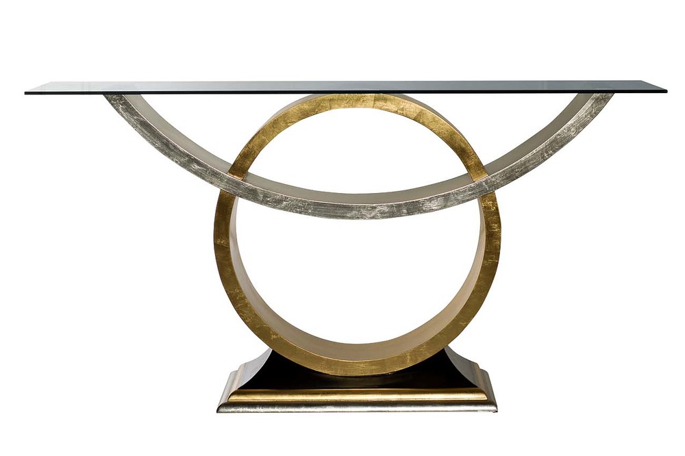 Консоль со стеклом