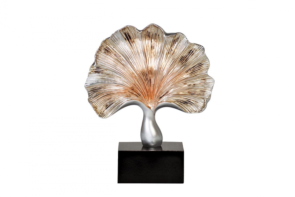 Статуэтка "Лист" серебряная на подставке