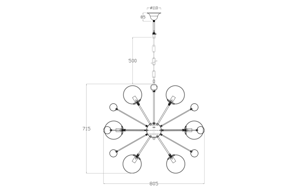 Подвесная люстра